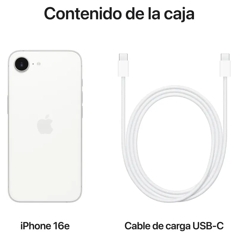 Smartphone Apple iPhone 16e | Ficha del modelo del producto
