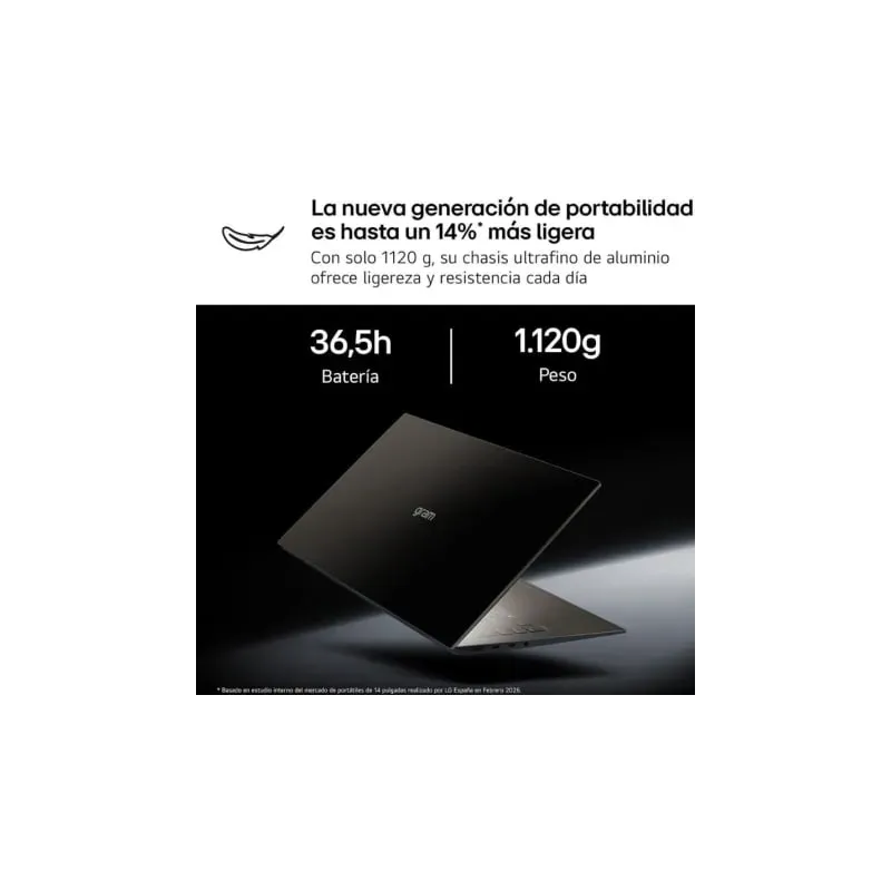 Portátil LG Gram 14ZD90U-G | Ficha del modelo del producto